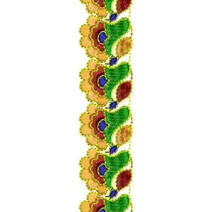 Overlay Dresses Lace Embroidery Design