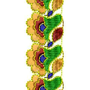 Overlay Dresses Lace Embroidery Design