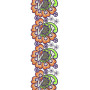 Woven Kutch Work Pattern Lace Design