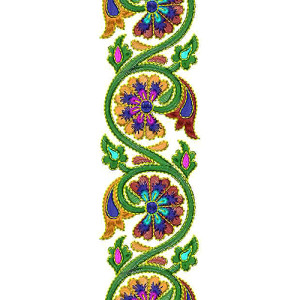 Princess Lace Flower Embroidery Design