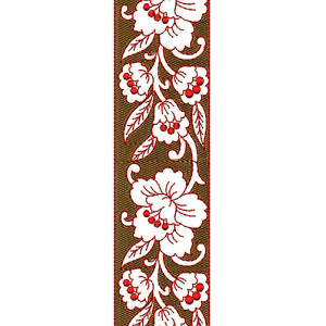 French Wedding Gown Lace Embroidery Design