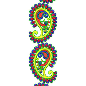 French Lace Fabric Embroidery Design