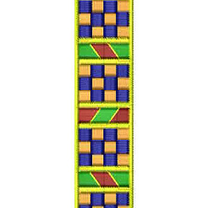 Satin Stitch Belt Lace Embroidery Design