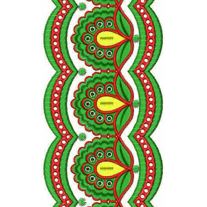 Bodycon Midi Dresses Embroidery Lace Design