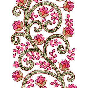French Lace Embroidery Design