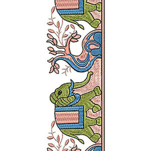 Elephant Lace Embroidery Design 6425
