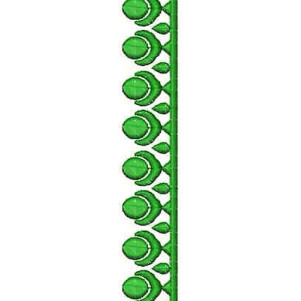 Collegian Girl's Lace Embroidery Design