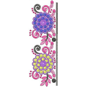 Saree Border Lace Brocade Embroidery Design