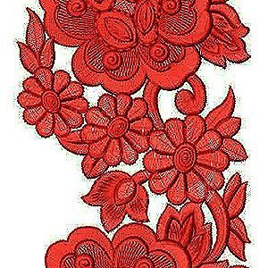 White Wedding Gown | Cotton Clothing | Border Lace Embroidery Design