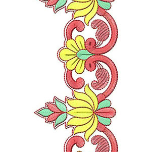 So Pretty Lotus Lace Embroidery Design