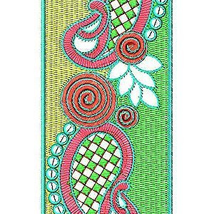 Saree Border Embroidery Designs