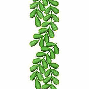 Gorgeous Green Lace Embroidery Design