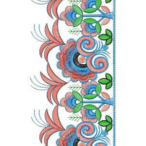 Cutwork Lace Embroidery Design