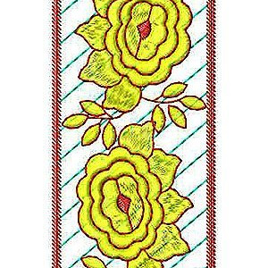 Modest Garment Clothing Lace Border Brocade Embroidery Design