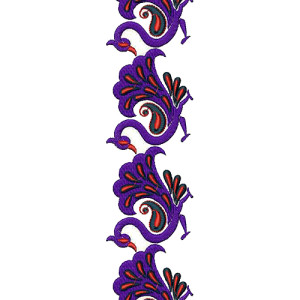 7928 Peacock Lace Design