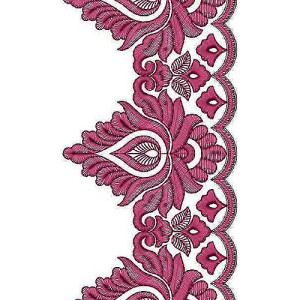 Anarkali Dress Border Embroidery Design