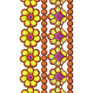 Lace Border Embroidery Designs 852