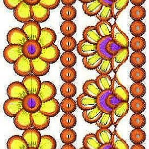 Lace Border Embroidery Designs 852