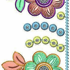 Walima Dress Fashion Sequin Border Embroidery Design