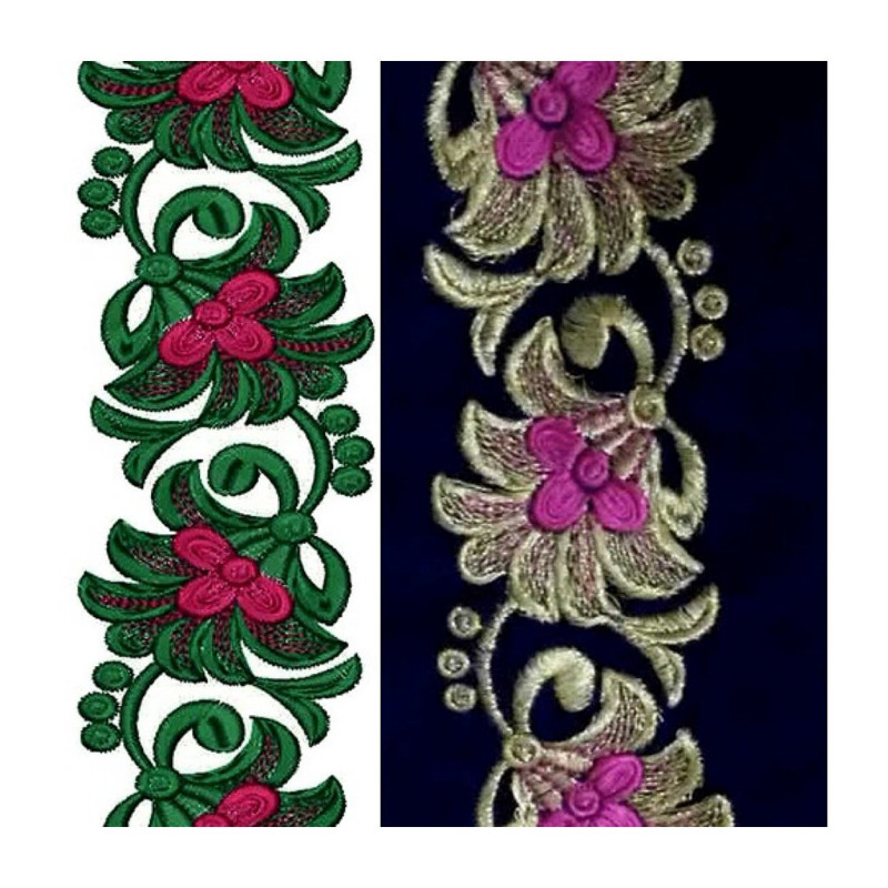 9681 Lace Embroidery Design