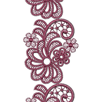 Antique Cut Work Lace Embroidery 25141