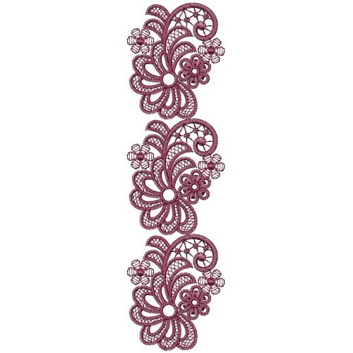 Antique Cut Work Lace Embroidery DST 25595