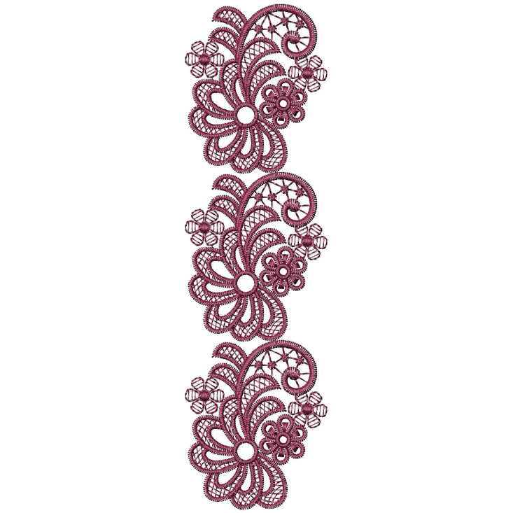 Antique Cut Work Lace Embroidery 25141