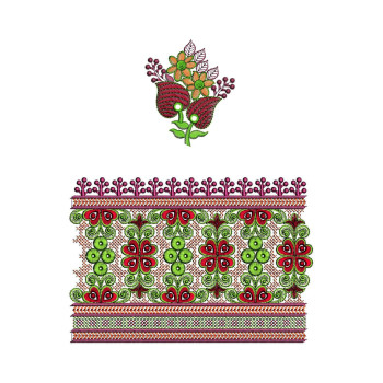 Balochi Traditional Embroidery Design