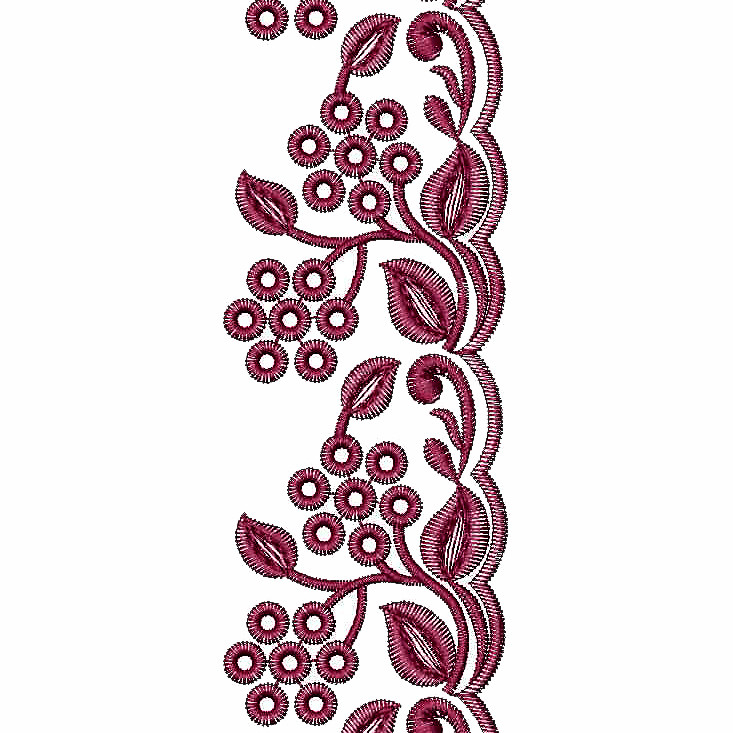 Beautiful Leaf Lace Embroidery Designs 25651