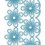 Beautifull Flowers Cut Work Embroidery Design 25194