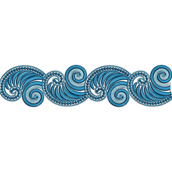 Bedsheet Embroidery Lace Pattern