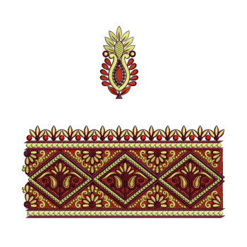 Bohemian Lace Embroidery Design