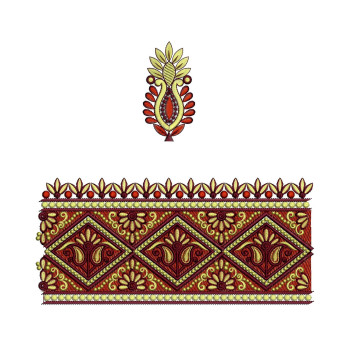 Bohemian Lace Embroidery Design