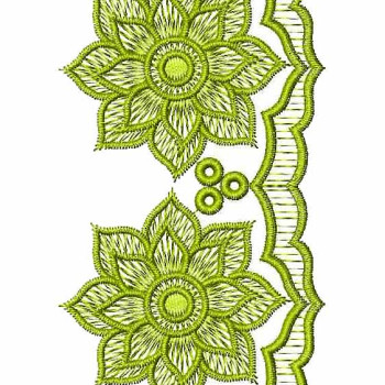 Broderie Anglaise Lace Embroidery Design 26226