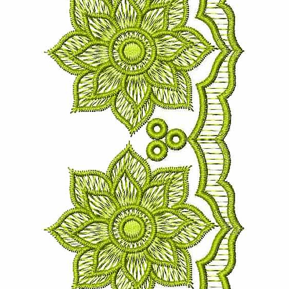 Broderie Anglaise Lace Embroidery Design 26226