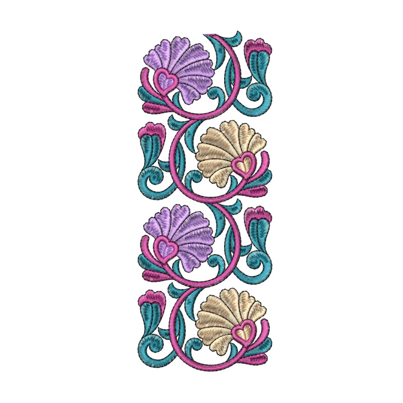 Buy Lace Fabric Embroidery Design Online