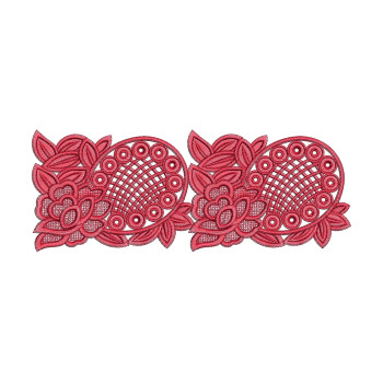 Caftan Lace Embroidery Design