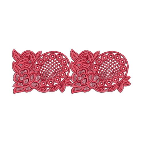 Caftan Lace Embroidery Design