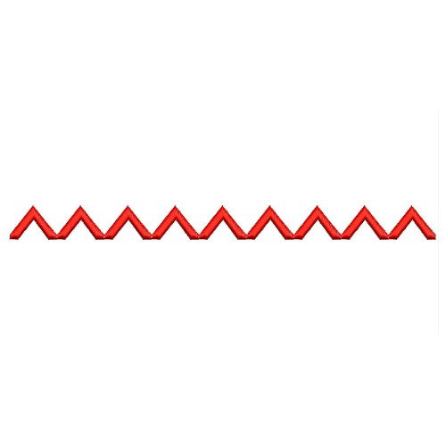 Continuous Curve Embroidery Design