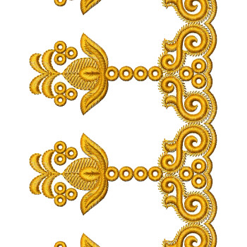 Cotton Lace Embroidery Design 25187