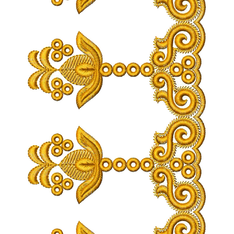 Cotton Lace Embroidery Design 25187