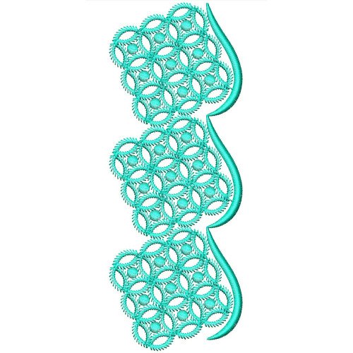 Crochet Lace Embroidery Design 25188