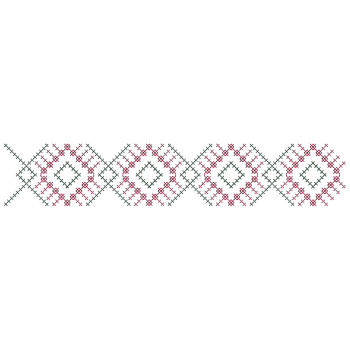 Cross Stitch Embroidery For Casual Top