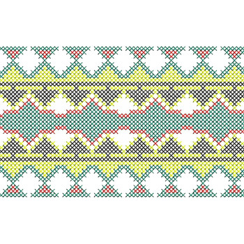 Cross Stitch Embroidery For Mosa Dress