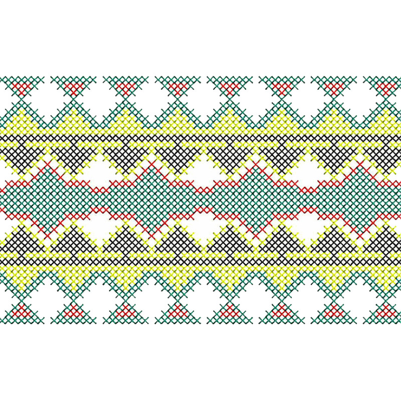 Cross Stitch Embroidery For Mosa Dress