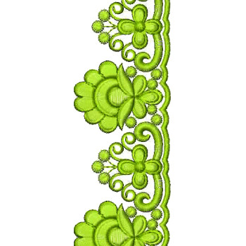 Cut Work Lace Embroidery Design 25263