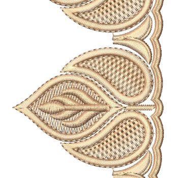 Cut Work Lace Embroidery Design 25406