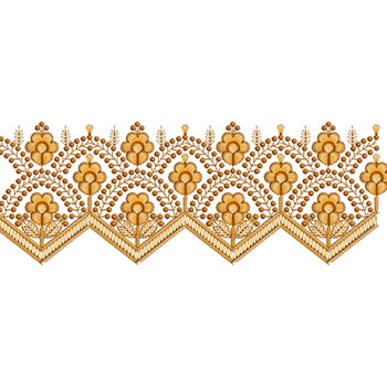 Cutwork Embroidery For Islamic Dress