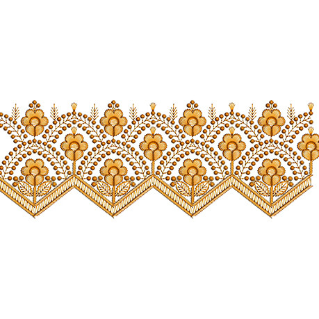 Cutwork Embroidery For Islamic Dress