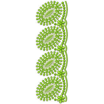 Cutwork Embroidery Lace Design DST 25928